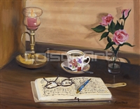 Rose Mavis Journaling By Candlelight