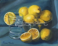 Rose Mavis Lemon Still Life