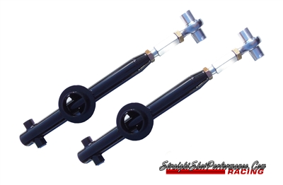 Straight Shot Performance Solid Bushing Double Adjustable Lower Control Arms (79-04 Mustang)