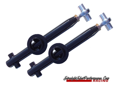 Straight Shot Performance Solid Bushing single Adjustable Lower Control Arms W/ Spring Perch (79-04 Mustang)