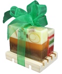 Two Soap Slices on a Deck - Christmas Gift Set