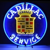 Cadillac Service Neon Sign