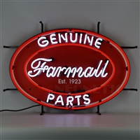 Farmall Genuine Parts Oval Neon Sign