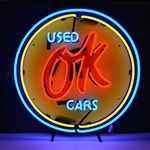 Chevy Vintage OK Used Cars Neon Sign