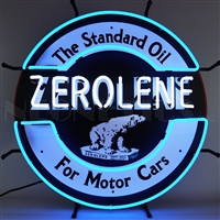 Zerolene Gasoline Neon Sign