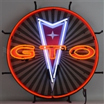 GTO Pontiac Neon Sign