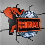 Hemi 50th Anniversary Neon Sign