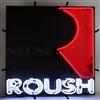 Roush Square R Neon Sign