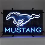 Ford Mustang Junior Neon Sign with Backing