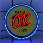 OK Used Cars Junior Neon Sign