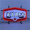 Texaco Hexagon Junior Neon Sign