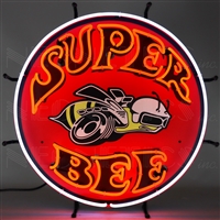 Super Bee Neon Sign with Backing