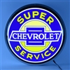 Super Chevrolet Service 15 Inch Backlit LED Lighted Sign