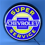 Super Chevrolet Service 15 Inch Backlit LED Lighted Sign