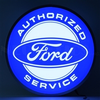 Ford Authorized Service 15 Inch Backlit LED Lighted Sign
