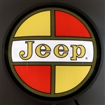 Jeep Retro 15" Backlit LED Lighted Sign