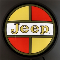 Jeep Retro 15" Backlit LED Lighted Sign