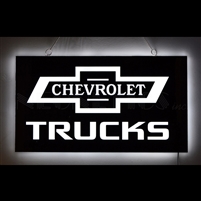 Chevy Trucks Slim LED Sign