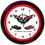 Corvette C5 Neon Clock