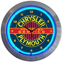 Chrysler Plymouth Neon Clock