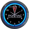 Pontiac Neon Clock