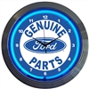 Ford Genuine Parts Neon Clock