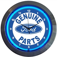 Ford Genuine Parts Neon Clock