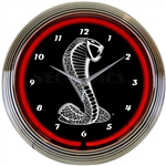 Ford Cobra Neon Clock