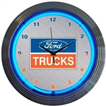 Ford Trucks Neon Clock