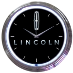 Lincoln Neon Clock