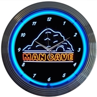 Mancave Neon Clock