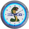 Shelby Cobra Ford OLP Mustang Neon Clock