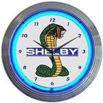 Shelby Cobra Ford OLP Mustang Neon Clock