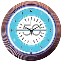 Ford Thunderbird Neon Clock