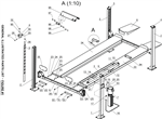 ATEXH-PRO8000 4-Post Lift Parts Breakdown | Replacement Parts for a 4-Post Lift