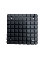 Square 4-Bolt Rubber Pad