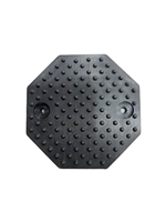 Octagonal 2-Bolt Hole Rubber Pad