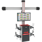 THE NEW 3D-HD TECHNOLOGY WHEEL ALIGNMENT SYSTEM WITH AUTOMATIC CAMERA BEAM