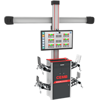 THE NEW 3D-HD TECHNOLOGY WHEEL ALIGNMENT SYSTEM WITH AUTOMATIC CAMERA BEAM