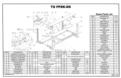 FP8K-DS Parts Breakdown