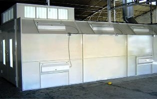 Hygieia Deluxe 27 SDD SPRAY BOOTH (semi down draft)