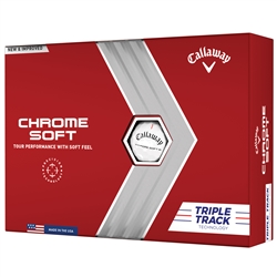 Callaway Chrome Soft Triple Track White Golf Ball
