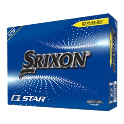 Srixon Q-Star Yellow Golf Balls - 1 Dozen
