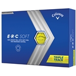 Callaway ERC Soft Triple Track 2023 Yellow Golf Balls - 1 Dozen