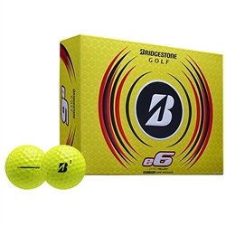 Bridgestone e6 Yellow Golf Balls - 1 Dozen