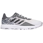 Adidas S2G Spikeless Men's Golf Shoe - White/Grey/Grey