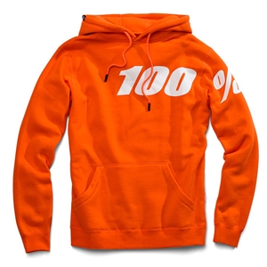 100% 2018 Disrupt Hooded Pullover Sweatshirt - Orange