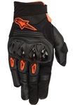 Alpinestars 2018 Megawatt Hard Knuckle Gloves - Black Anthracite/Orange