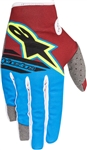 Alpinestars 2018 Radar Flight Gloves - Red/Aqua/Yellow