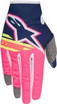 Alpinestars 2018 Youth Radar Flight Gloves - Blue/Pink/White
